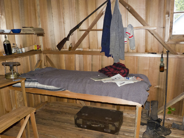 Proctor Logger's Cabin interior 1