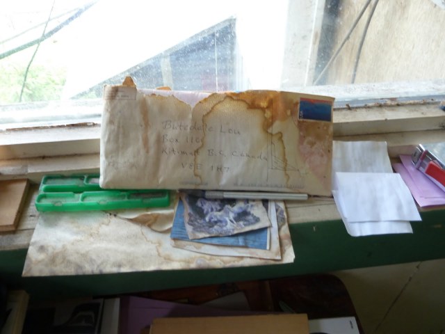 letter to Butedale Louis