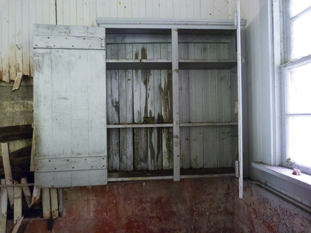 cupboard, power station Butedale