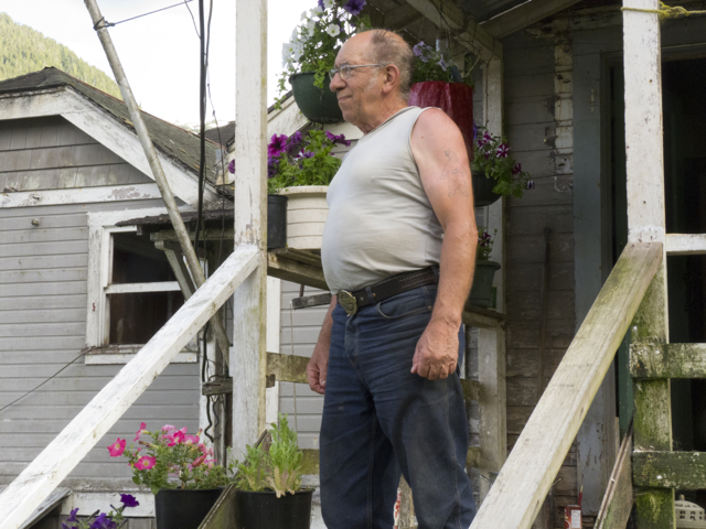 Butedale Louis at home