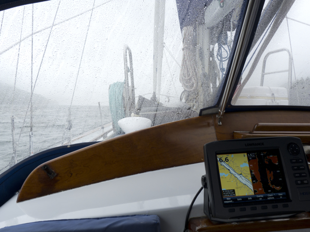 Rain, plotter, radar